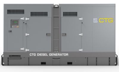 Дизельный генератор CTG 200C в кожухе с АВР
